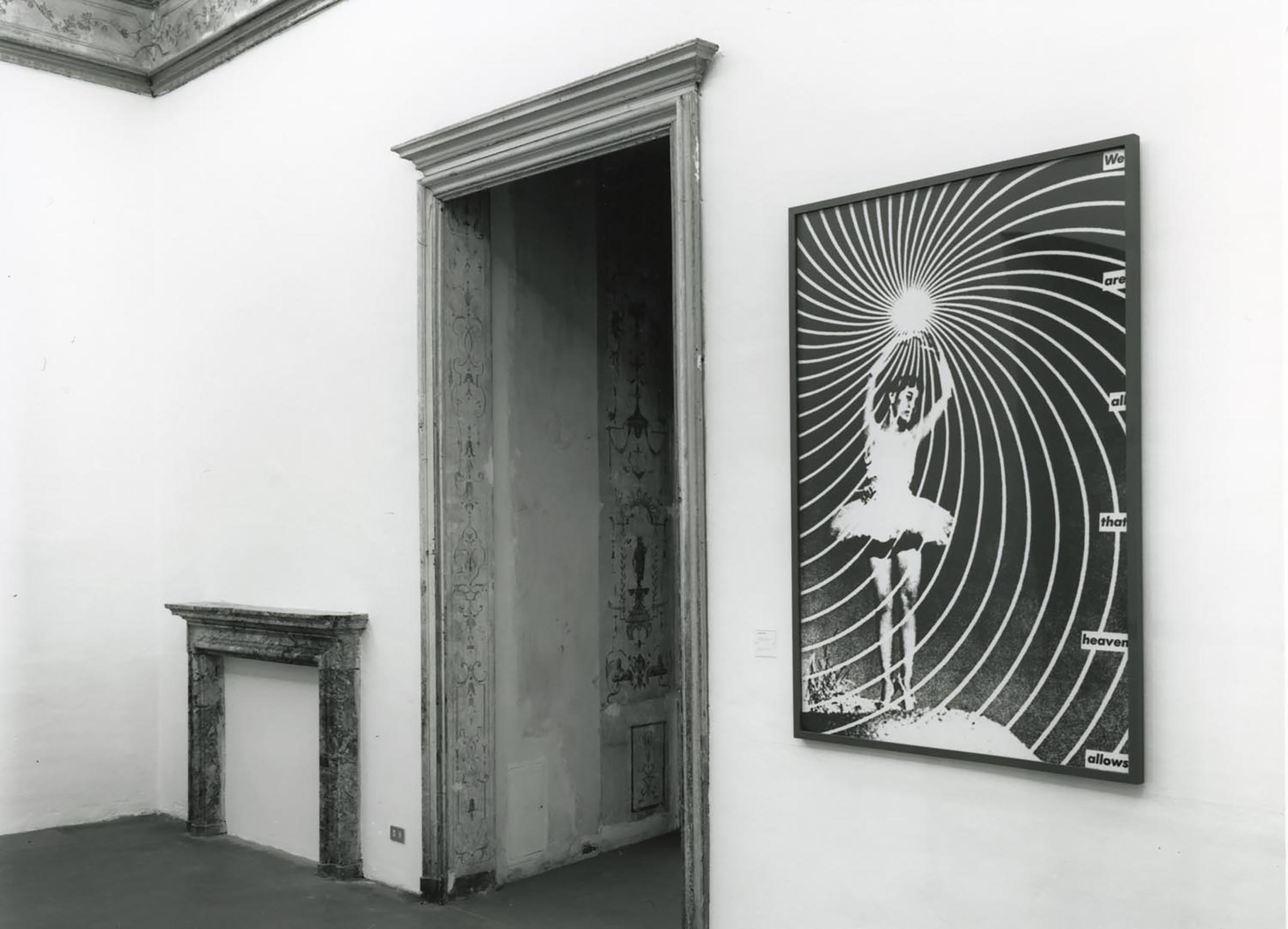 Barbara Kruger, Senza titolo (We are all what heaven allows), 1984
